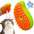 Cepillo de Vapor Masajeador Peine Mascotas Perros Gatos Color Multicolor Pet Brush